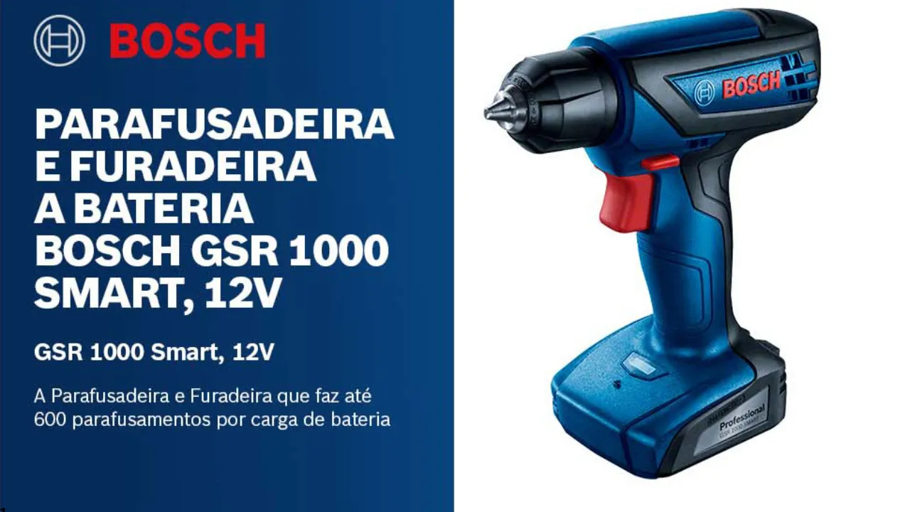 Parafusadeira Bosch GSR 1000 é Boa? Review Atualizado 2025